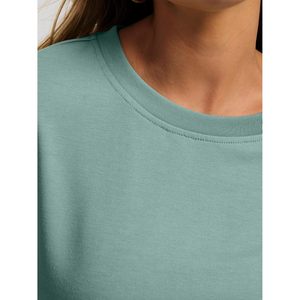 Conjunto de pijama de 2 piezas para mujer FOXA, camiseta de manga 3/4 y pantalones cortos a juego, ropa de descanso de talla grande - Product Image 6