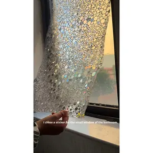 Pegatina Decorativa para Ventanas con Diseño de Conchas Coloridas, de PVC, Impermeable, Removible, Anti-Espía para Baño - Product Image 4