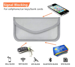 Bolsas <span class=keywords><strong>Faraday</strong></span> <span class=keywords><strong>para</strong></span> Llaves <span class=keywords><strong>de</strong></span> Auto y Celulares, Protección Antirrobo <span class=keywords><strong>para</strong></span> Vehículos, Bloqueador <span class=keywords><strong>de</strong></span> Señal WiFi/GSM/LTE/NFC/RFID/Entrada sin Llave - Product Image 2