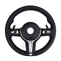 Pour BMW M3 M4 M5 M6 F30 F10 F15 F36 F01 F20 F22 F25 F31 F32 E70 E71 E91 E92 X1 X2 X3 X4 X5 X6 Volant de Voiture en Cuir