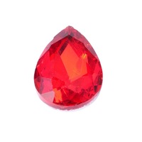 OEM Wassertropfenförmiger, speziell geformter Kristallglas-Strass mit Silberbeschichtung und Kristalldiamanten