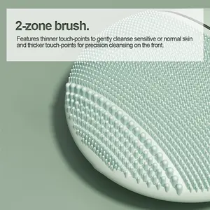 Sonic Facial Cleansing Silikon Gesichts bürste Gerät Reinigungs maschine Mini Vib rating Face Brush