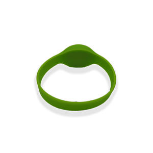 Bracelet RFID NFC en silicone personnalisé avec logo GSC, étanche, 125 kHz TK4100, pour paiement lors d'événements - Product Image 3