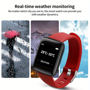 <span class=keywords><strong>Smartwatch</strong></span> Uomo Donna Orologio da Polso Intelligente con Notifiche Messaggi, Monitor Fitness, Braccialetto, Regalo di Compleanno, Orologio Elettronico per Android <span class=keywords><strong>iOS</strong></span> - Product Image 3