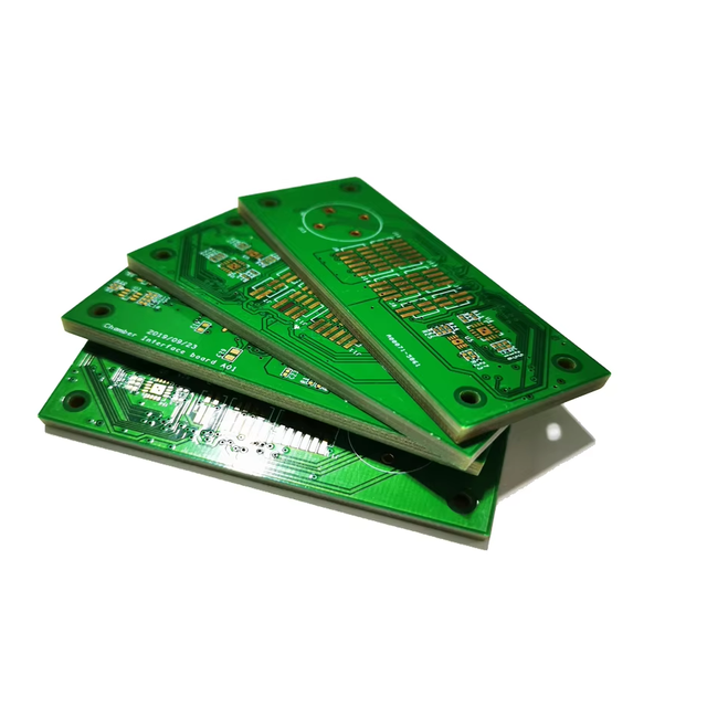 Customizable 4-Layer Immersion Gold PCB Board (Green Solder Mask/Matte Black)