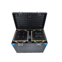 Peso ligero PE 230W Sharpy 7R Luces con cabezal móvil Estuche de vuelo Impermeable Estuche de vuelo grande Estuche de vuelo con Teclado extraíble Estuche de vuelo