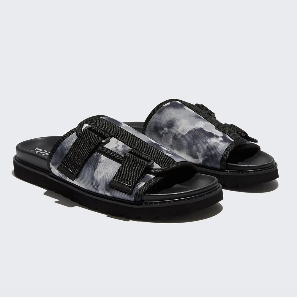 Sandalias planas deportivas con estilo para hombre, calzado de verano, personalizado, para exteriores, nuevo diseño