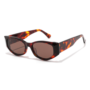 Custom Logo Cat Eye <b>Sunglasses</b> Full Rim UV400 Protection Unisex Casual Acetate <b>Frame</b> Lens Color Customization - Product Image 5