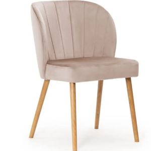 Chaise de salle à manger confortable au design moderne et épuré, avec revêtement en cuir menthe et pieds en fer éponge. - Product Image 6