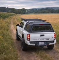 Bâche de benne rétractable en aluminium de 5,5 pieds pour F-150, couverture de camion à opération pliable et déroulante