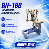 Machine à coudre informatisée rotative RN-180 180, machine à coudre pour chaussures, machine à coudre pour sacs