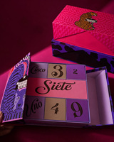 Boîte de calendrier de l'avent rose, boîte de 24 jours, boîtes à parfum, design de Noël, rangement pour maquillage, soins de la peau, bijoux, rouge à lèvres, emballage cadeau
