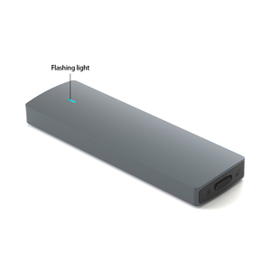 High-Speed NVMe M2 Solid State <strong>Hard</strong> <strong>Disk</strong> Case Grey Aluminum Mobile <strong>External</strong> Storage with Reader &amp; <strong>Bag</strong> New - Product Image 4