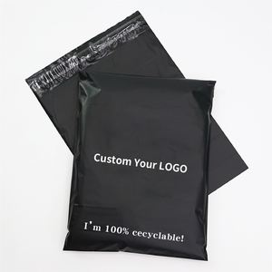 Bolsas de Correo de Polietileno Reciclado Negras con Logotipo Personalizado, Bolsas de Envío para Ropa, Sobres de Polietileno para Envíos - Product Image 3