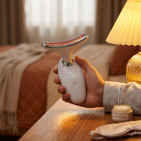 Masseur facial 2026 pour drainage lymphatique, mini masseur visage et cou, appareil de lifting facial à micro-courant