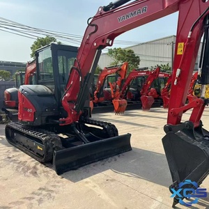 Лидер продаж, большая скидка, Подержанный мини-экскаватор Yanmar VIO60 по заводской цене, японский многочасовой Многофункциональный экскаватор - Product Image 2