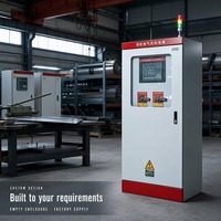 Armoire de commande de pompe incendie IP54, coffret électrique vide 600x400x1600mm en acier laminé à froid, double, sur pied