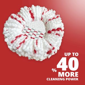 4 paquets de recharges compatibles avec <span class=keywords><strong>Vileda</strong></span> EasyWring Mop Têtes de microfibres de rechange lavables en machine pour un nettoyage en profondeur. - Product Image 3