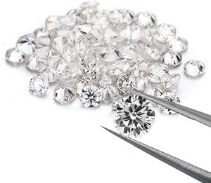 1.0ct por Paquete, Tamaño Pequeño 0.8-3.5mm, Piedra Preciosa de Moissanita Creada en Laboratorio, Color D Incoloro, VVS1, Corte Excelente, Certificado CAL - Product Image 1