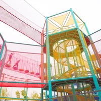 Équipement de terrain de jeu en corde ROPECUBE pour enfants, zones d'aventure et parcs d'activités d'exploration familiale
