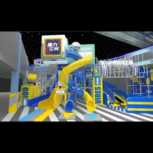 High Quality Space Slide Theme Amusement Park Facilities With Modern Indoor Playground