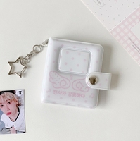 Album photo de dessins animés de 2 pouces pour fille amoureuse des étoiles - Grandes photos de têtes avec ailes d'ange - Porte-cartes pour photos d'identité d'étudiant - Album de cartes photo