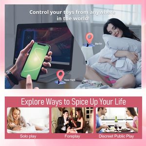 New Dual-<b>Vibration</b> Jumping for App Remote Mute <b>Vibrator</b> Women's Flirting Toy Masturbator Sex Toy USB Charging - Product Image 6