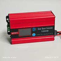 Contrôleur de charge solaire MPPT MYAMi 1200W 30A avec entrée courant PV, courant de charge réglable 15A, convertisseur DC-DC boost 48V/60V/72V