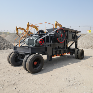 Novo Triturador de Mandíbula Móvel PE400X600 Atualizado para Britagem de Pedra, Triturador de Mandíbula de Dupla Potência, Triturador de Mandíbula para Cascalho - Product Image 1