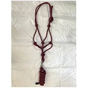 Cowboy Knot Rope Halter w/ Noseband NEW HORSE TACK