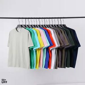 Camiseta S1923 para Hombre, Corte Holgado, de Sorona, Secado Rápido, con Logotipo Personalizado, Lisa, Estampada, Secado por Sublimación, en Blanco - Product Image 1