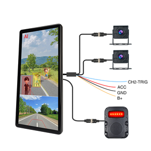 Caméra <span class=keywords><strong>de</strong></span> tableau <span class=keywords><strong>de</strong></span> bord <span class=keywords><strong>de</strong></span> camion à double canal avec écran tactile <span class=keywords><strong>de</strong></span> 10,36 pouces, caméra <span class=keywords><strong>de</strong></span> rétroviseur électronique BSD, détection d'angle mort pour bus et camion - Product Image 6