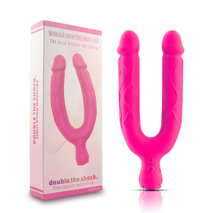 Vibrador de Doble Cabeza con Fuerte Vibración, Flexible, de Silicona Suave, de Doble Uso, con Tres Motores, para Mujeres, Homosexuales, Masturbador Lésbico - Product Image 1