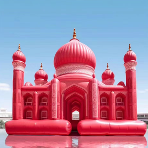 <span class=keywords><strong>ปราสาท</strong></span>เด้งเป่าลมสำหรับงานแต่งงาน<span class=keywords><strong>ปราสาท</strong></span>เด้งดึ๋งตกแต่งด้วยสีแดง - Product Image 1