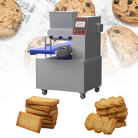 Machine à fabriquer des biscuits automatique commerciale à commande par écran tactile intelligent PLC, en acier inoxydable 304, nouvelle, multifonctionnelle