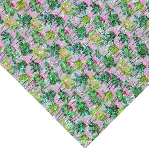 Miễn Phí Mẫu Hữu Cơ Twill Vải Cơ Sở Tráng Men Màu Xanh Lá Cây Nhà Máy Dày Lát Long Lanh Tự Làm Bow Chất Liệu Long Lanh Bột Vải - Product Image 5