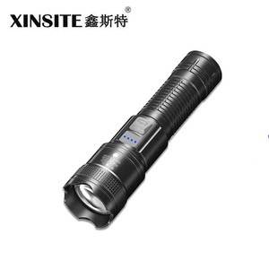 Xinsite Zoom Flashlight Led Rechargeable <b>Battery</b> 10000 Hours Outdoor Use - Product Image 1