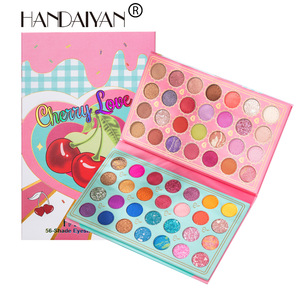 Palette de <span class=keywords><strong>fard</strong></span> <span class=keywords><strong>à</strong></span> paupières dans 56 couleurs, boîte de <span class=keywords><strong>fard</strong></span> <span class=keywords><strong>nacré</strong></span>, mat et pailleté, de qualité supérieure, nouveau produit - Product Image 5