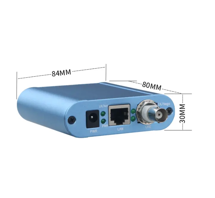 10/100Mbps Ethernet Data Lan Signaal Over Coax Adapter Repeater 250M 500M 1 * Bnc Interface netwerk Extender