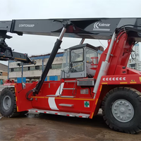 Kalmar Container Reach Stacker DRF450 DRT450, Original Suède Kalmar conteneur lourd chariot élévateur 45 tonnes 50t reach stacker chariot élévateur