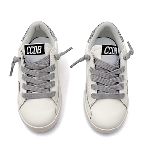 Scarpe Stringate <span class=keywords><strong>Star</strong></span> Board per Bambini, Calzature Sportive Glitterate Comode per Bambini, Sneakers Casual alla Moda CCDB per Bambini - Product Image 4