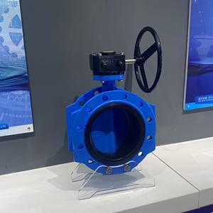 <span class=keywords><strong>Veyron</strong></span> DN150 6英寸手动式EPDM密封高温水介质双法兰蝶阀低价 - Product Image 5