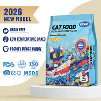 Nourriture sèche pour chats cuite lentement, riche en protéines, sans céréales, vente en gros, directement de l'usine, OEM/ODM, marque privée, certifiée FDA, Halal
