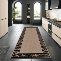 Tapis de couloir rembourré antidérapant, tapis de sol long pour cuisine et chambre