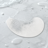 Patchs pour les yeux enrichis en collagène OEM/ODM Y315, en forme de croissant, à dissolution rapide, en matériau soluble dans l'eau, pour le visage