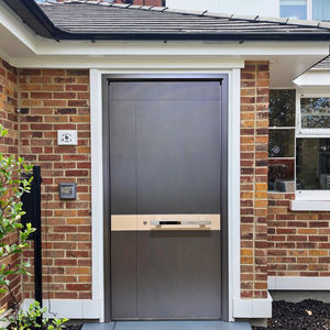 Nuevas <span class=keywords><strong>puertas</strong></span> modernas <span class=keywords><strong>de</strong></span> aluminio fundido exterior con <span class=keywords><strong>medidas</strong></span> antirrobo <span class=keywords><strong>de</strong></span> aislamiento acústico impermeable - Product Image 3