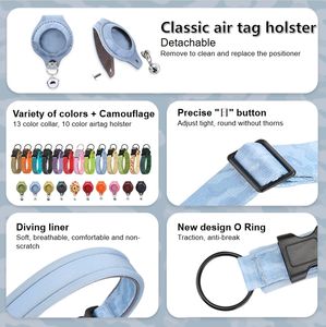 Funda protectora de liberación rápida de nailon suave y duradero Airtag para perros compatible con Apple cuero algodón poliéster PU - Product Image 4