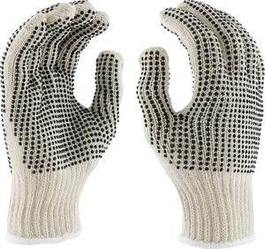 Direct From USA Dotted Cotton Construction Safety <b>Gloves</b> with Natural PVC Dots Working Hand <b>Gloves</b> for Industries - Product Image 4