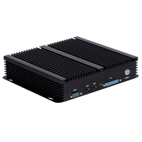 Pc industriel intégré Chine pas cher sans ventilateur 6xRS232 et 8xUSB avec 1 port LPT 3517U I3 I5 I7 mini ordinateur pc ddr4