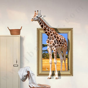 Autocollants muraux d'entreprise personnalisés Papier peint amovible en PVC Impression <span class=keywords><strong>de</strong></span> décalcomanies murales pour enfants Conception personnalisée Style <span class=keywords><strong>de</strong></span> forme <span class=keywords><strong>de</strong></span> n'importe quelle taille - Product Image 3